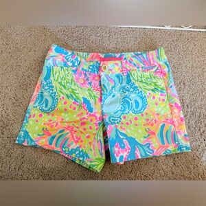 Lilly Pulitzer Callahan Shorts in Lovers Coral (HTF!)